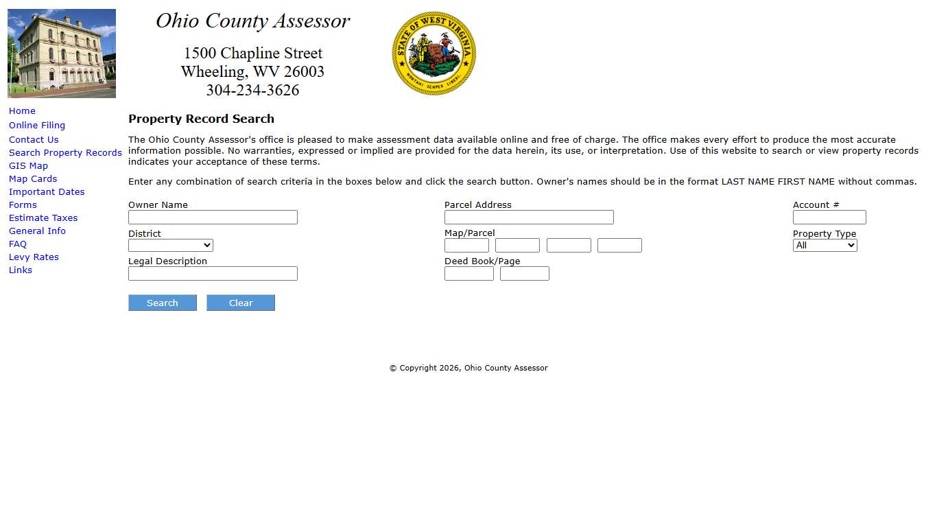 Ohio County Assessor